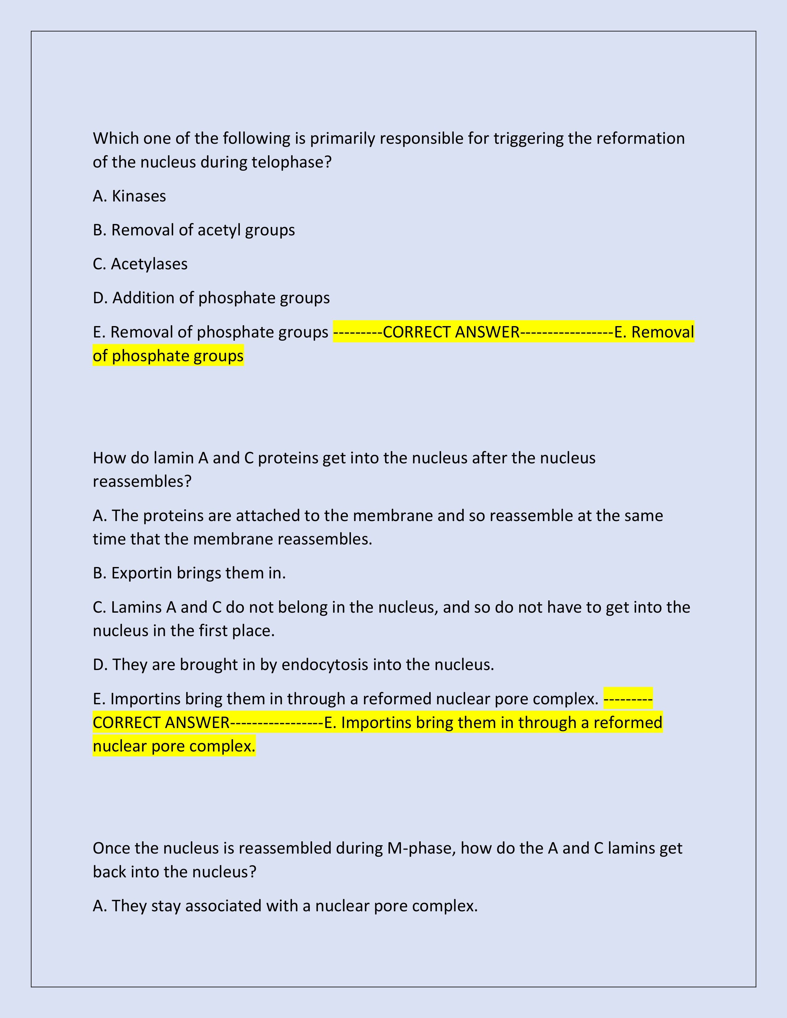 Preview page 2 of MCB 150 Final Exam 2025 | Molecular and Cellular Biology | Questions and Correct Answers | Verified Answers | Just Relea