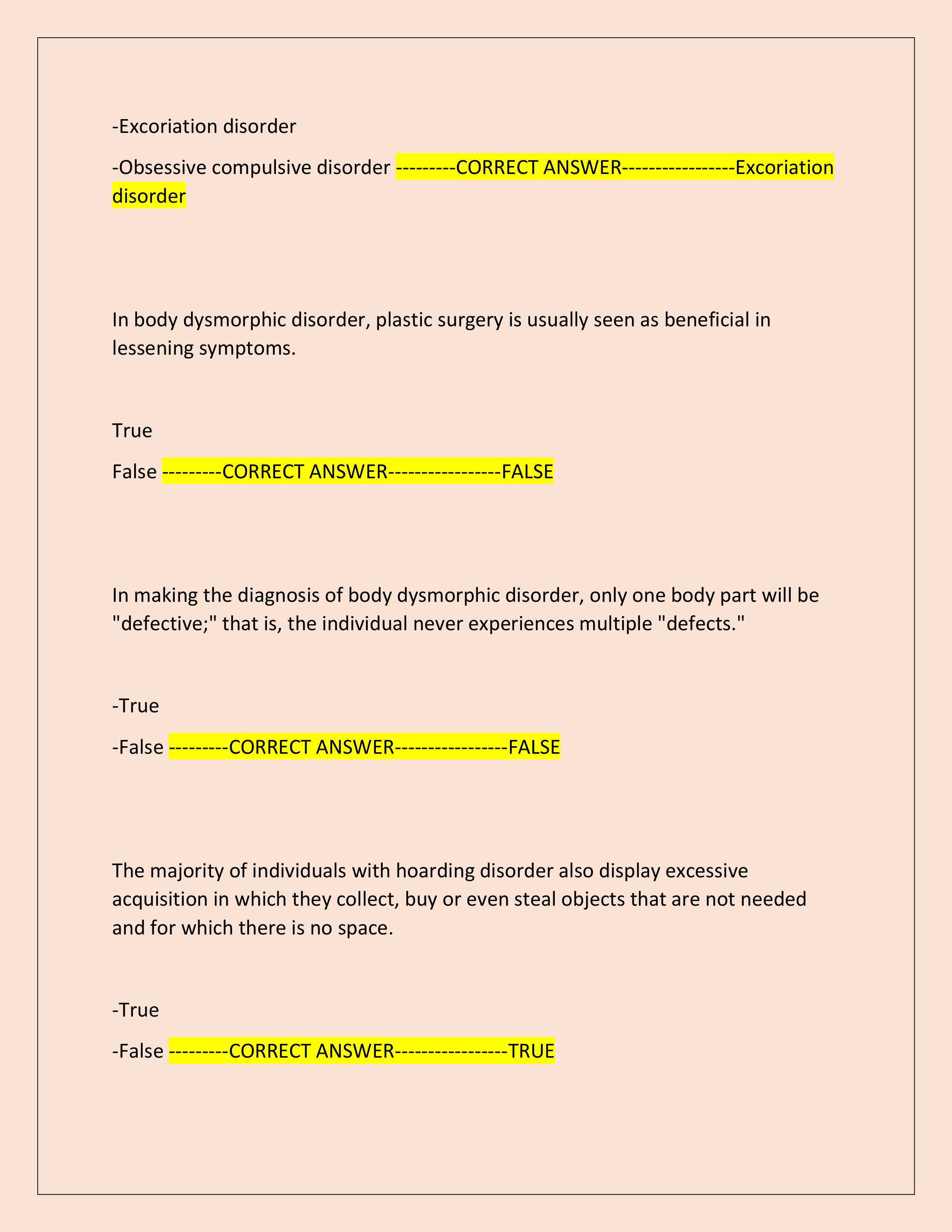 Preview page 2 of 2025 WGU D334 Diagnostic Processes OA Exam | All Questions and Correct Answers | Graded A+ | Verified Answers | Just Rel