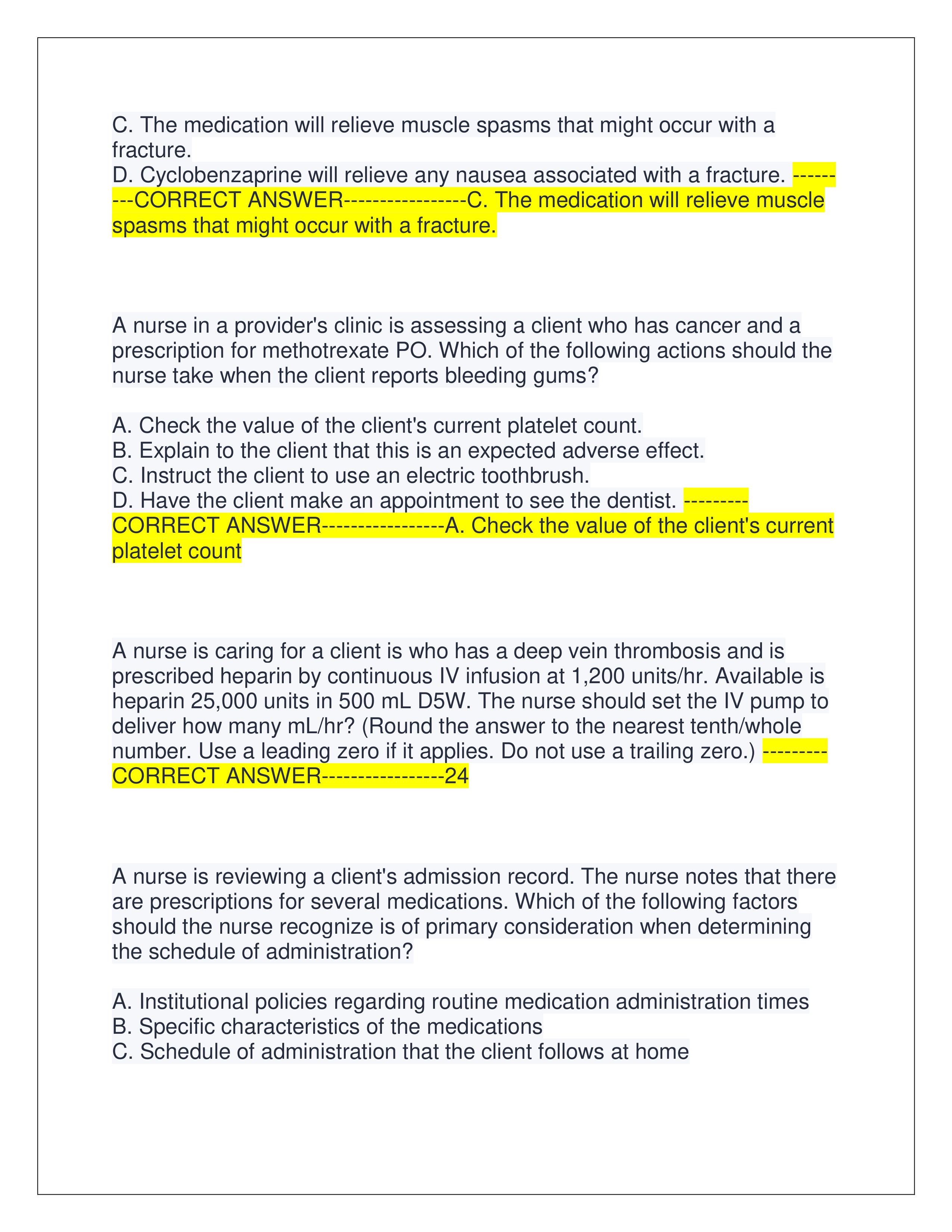 Preview page 2 of ATI PHARMACOLOGY EXAM (LATEST EXAM 2025) | QUESTIONS AND CORRECT ANSWERS | ALREADY GRADED A+ | VERIFIED ANSWERS