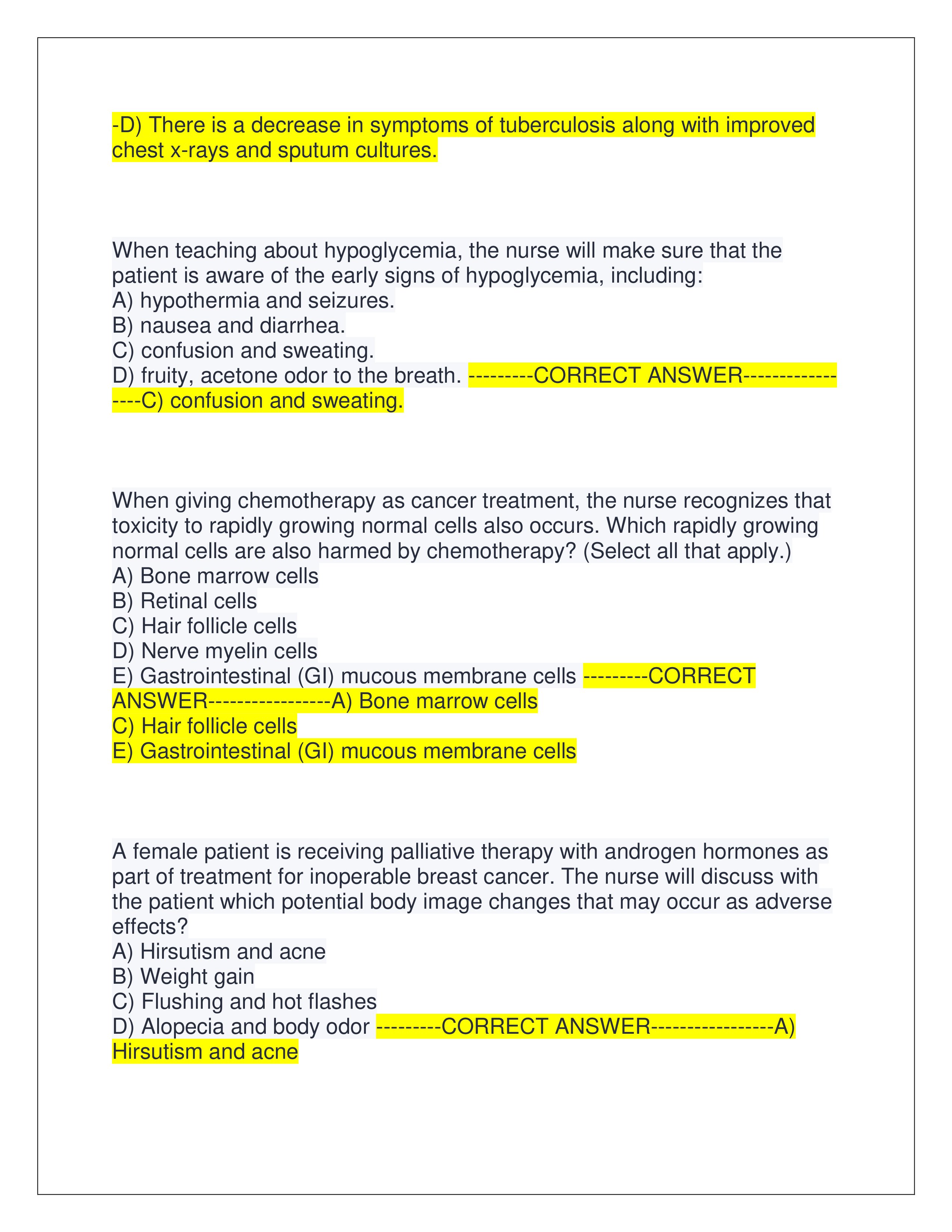 Preview page 2 of RN ATI PHARMACOLOGY FINAL EXAM (LATEST EXAM 2025) | ALL QUESTIONS AND CORRECT ANSWERS | GRADED A+ | VERIFIED ANSWERS