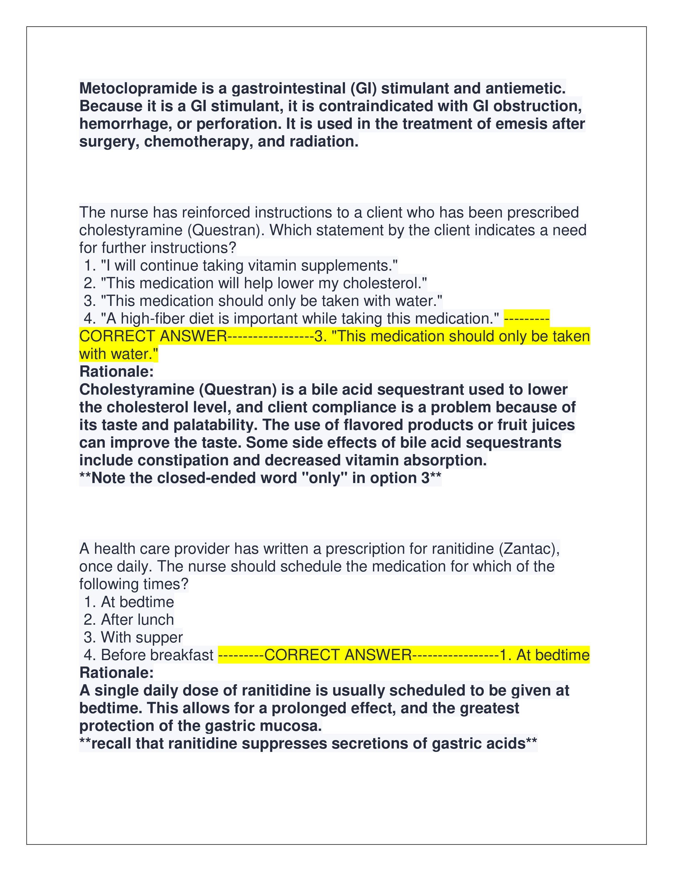Preview page 6 of HESI PHARMACOLOGY EXAM 2025 | 2 DIFFERENT EXAMS | ALL QUESTIONS AND CORRECT ANSWERS WITH RATIONALES | GRADED A+ | LATEST