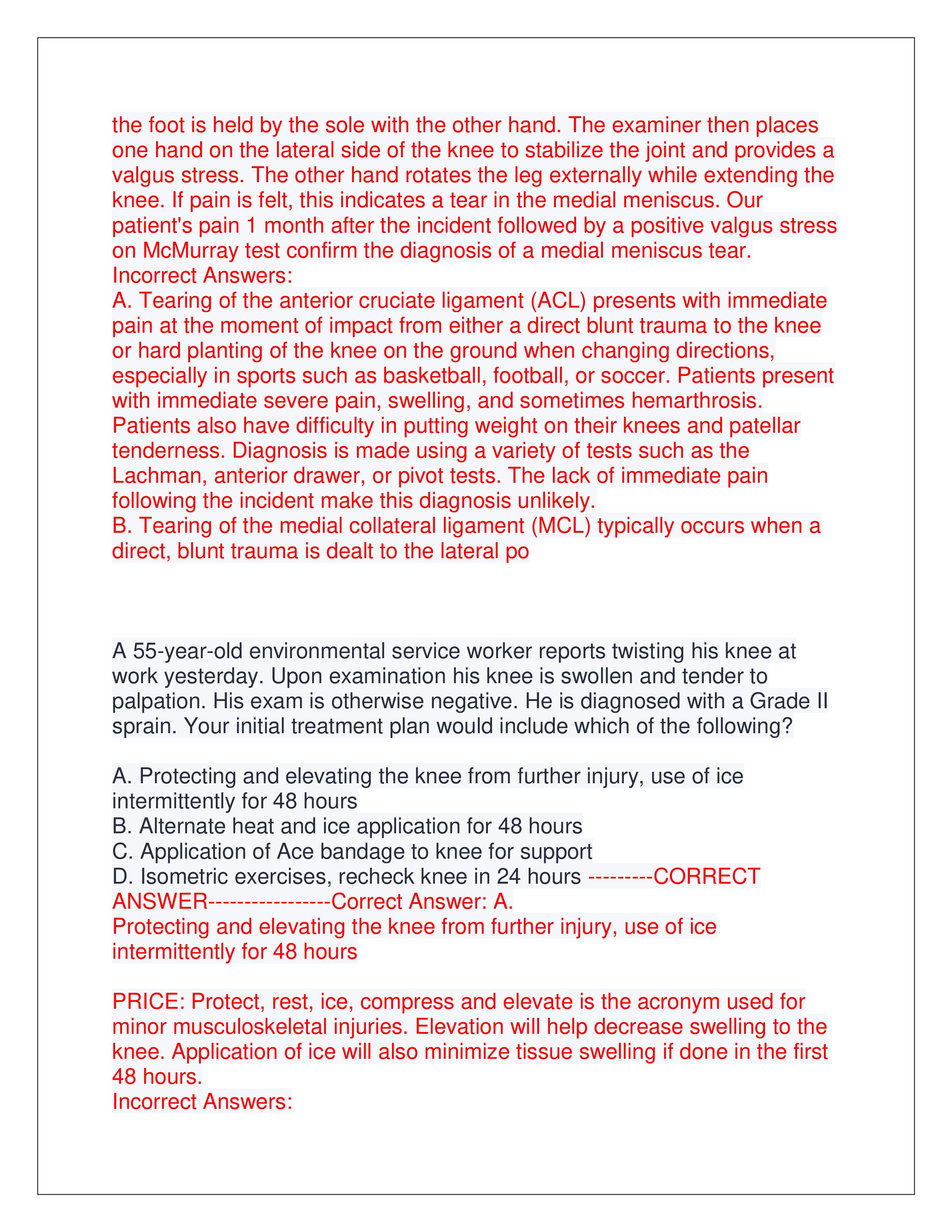 Preview page 4 of FNP ANCC EXAM ACTUAL EXAM | QUESTIONS AND CORRECT ANSWERS (DETAILED ANSWERS) | GRADED A+ | LATEST VERSION | VERIFIED ANS