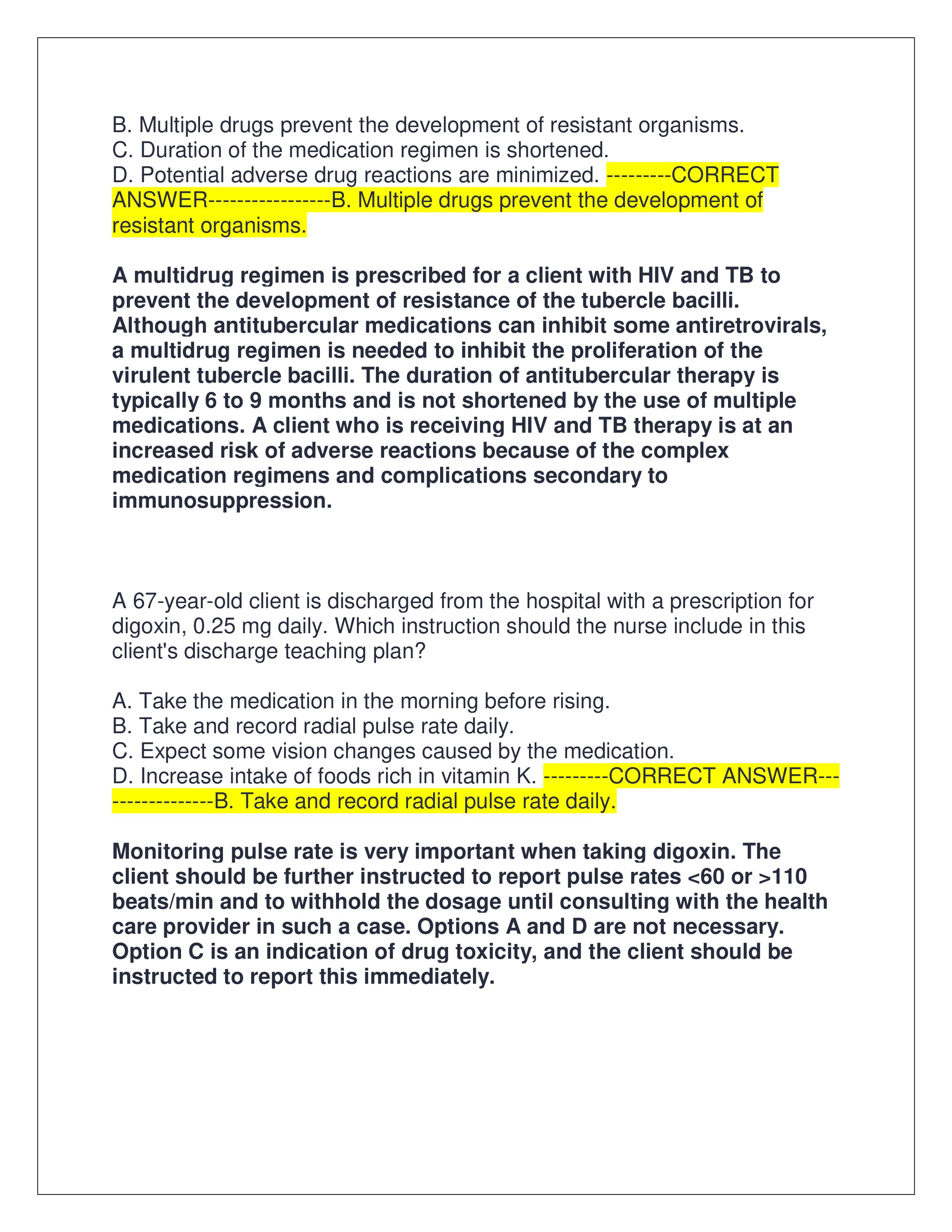 Preview page 3 of PHARMACOLOGY HESI EVOLVE EXAM (ACTUAL EXAM 2025) | ALL QUESTIONS AND CORRECT ANSWERS | VERIFIED ANSWERS | GRADED A+ | NE